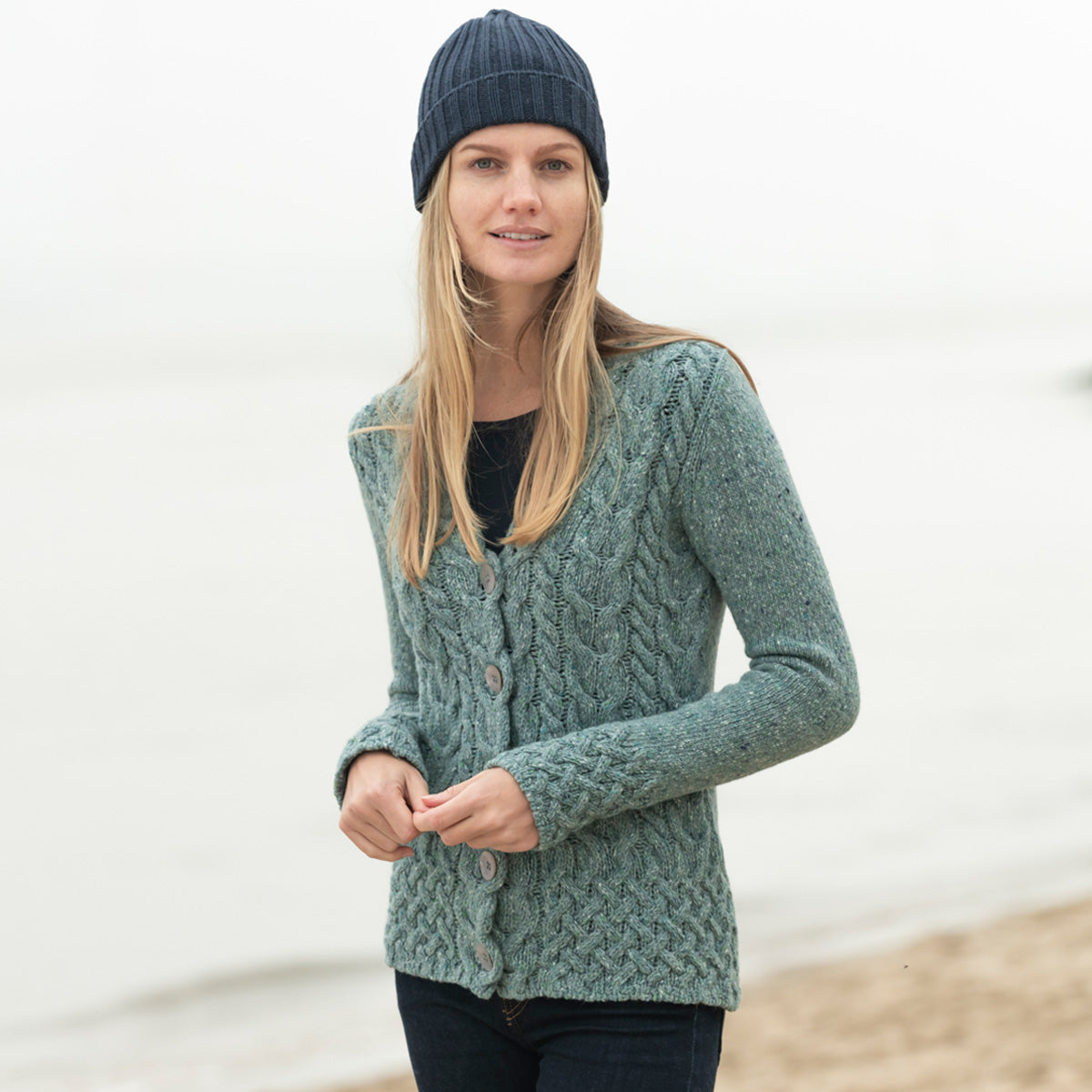 Irelandseye Strickjacke, Merinowolle mit Kaschmir – Die Wolldecke