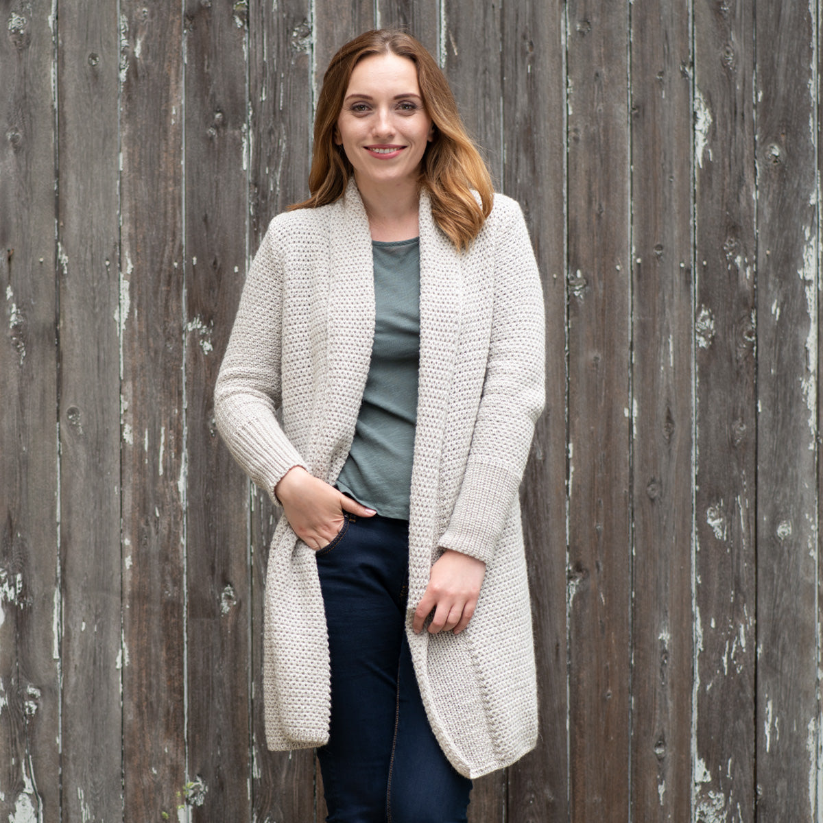 Cardigan mit Schalkragen von Irelandseye – Die Wolldecke