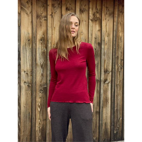 
                  
                    Langarm-Shirt, meliert
                  
                