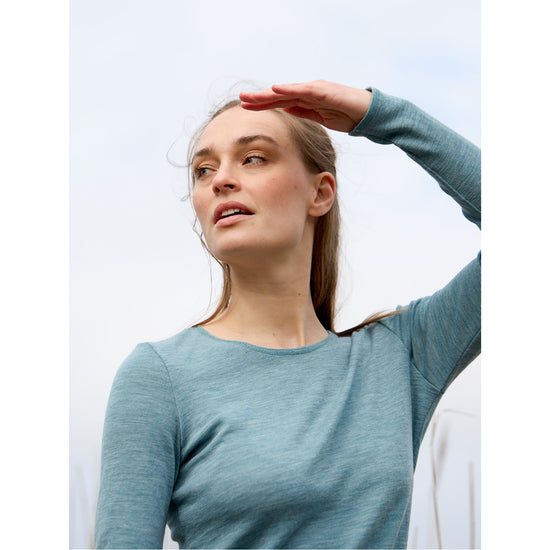 
                  
                    Langarm-Shirt, meliert
                  
                