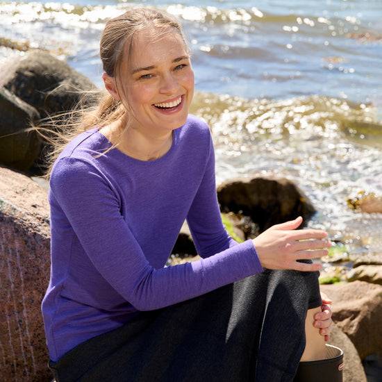 
                  
                    Langarm-Shirt, meliert
                  
                