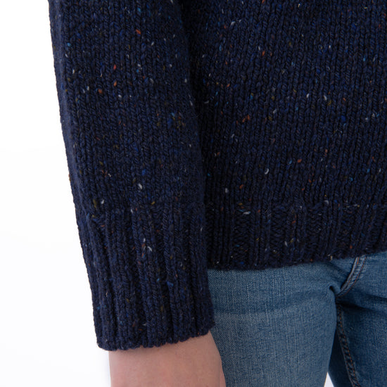 
                  
                    Rollkragenpullover in navy
                  
                