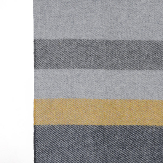 
                  
                    Große Lambswooldecke mit Streifen
                  
                