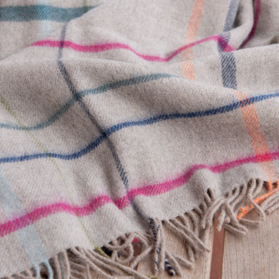 
                  
                    Große Lambswooldecke, sehr weich
                  
                