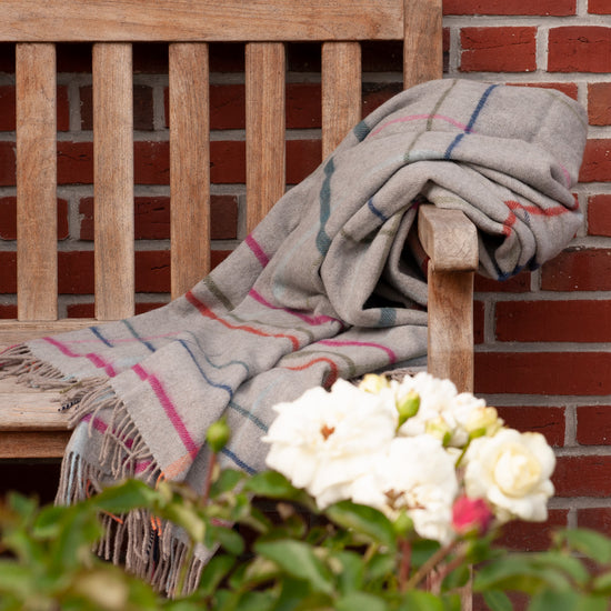 
                  
                    Große Lambswooldecke, sehr weich
                  
                