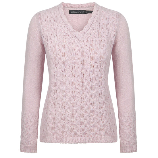 
                  
                    Zopf-Pullover mit V-Ausschnitt
                  
                