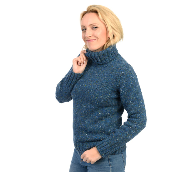 
                  
                    Modischer Rollkragenpullover, Mulesing Free
                  
                