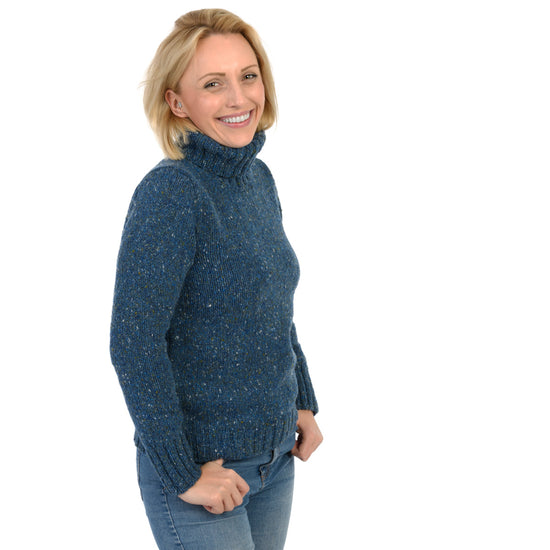 
                  
                    Modischer Rollkragenpullover, Mulesing Free
                  
                