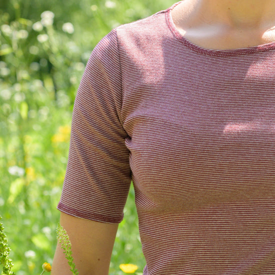 
                  
                    Kurzarmshirt aus 100% Bio-Baumwolle (kbA)
                  
                