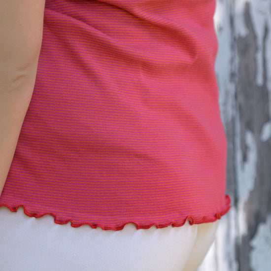 
                  
                    Geringeltes Top aus Bio-Baumwolle (kbA)
                  
                