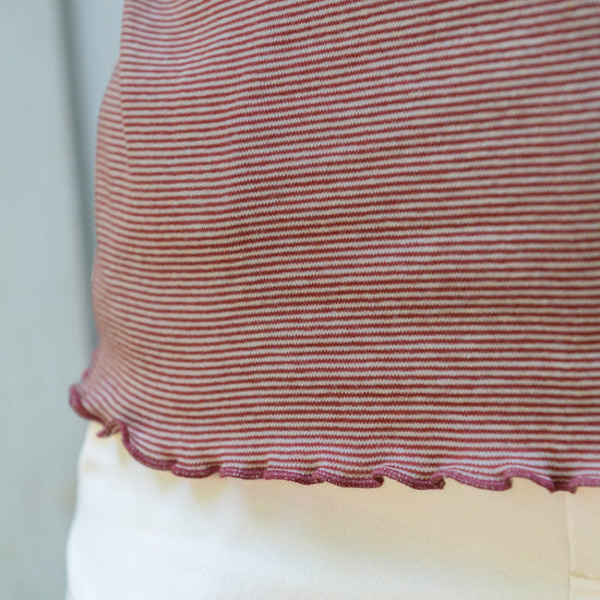 
                  
                    Geringeltes Top aus Bio-Baumwolle (kbA)
                  
                