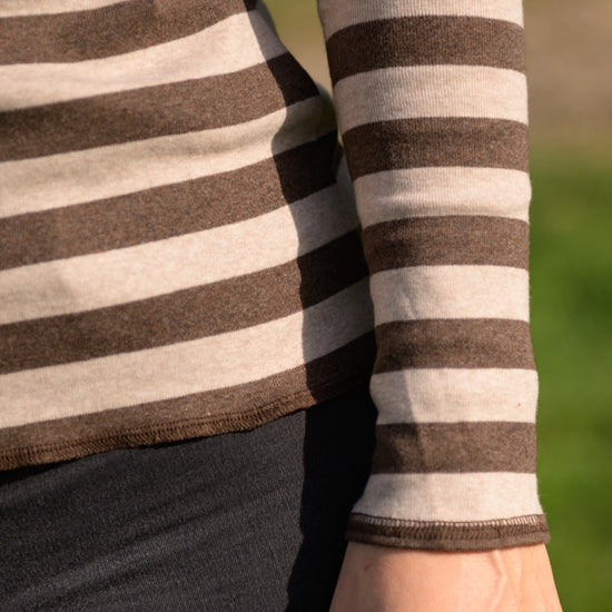 
                  
                    Streifen-Shirt aus 100% Bio-Baumwolle
                  
                