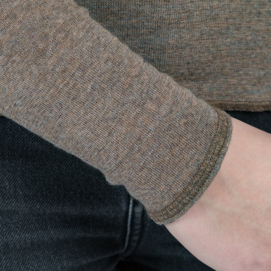 
                  
                    Langarm-Shirt, meliert
                  
                