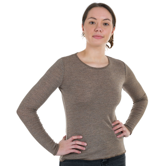 
                  
                    Langarm-Shirt, meliert
                  
                