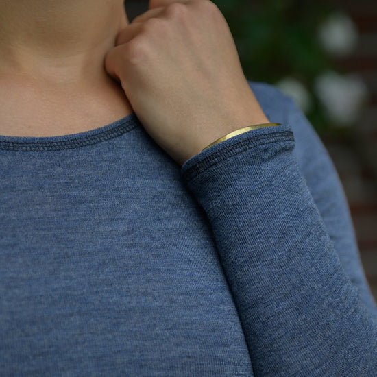 
                  
                    Langarm-Shirt, meliert
                  
                