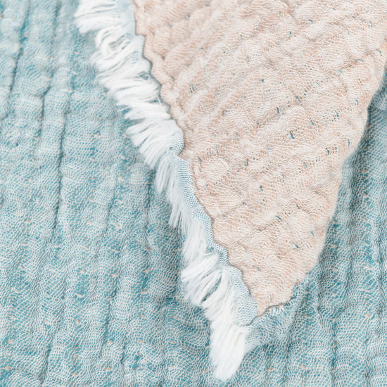 
                  
                    "MINI DUO" - Mini Decke aus Baumwolle und Leinen
                  
                