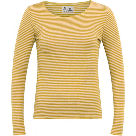 
                  
                    Bio-Baumwoll-Shirt, Langarm, schmal gestreift
                  
                