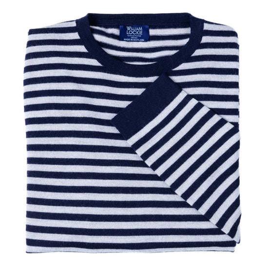 
                  
                    Feiner Langarm-Wollpullover aus Merinowolle
                  
                