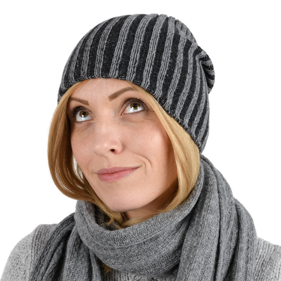 
                  
                    Wollmütze "Rib Hat", zweifarbig
                  
                