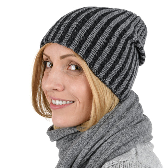 
                  
                    Wollmütze "Rib Hat", zweifarbig
                  
                