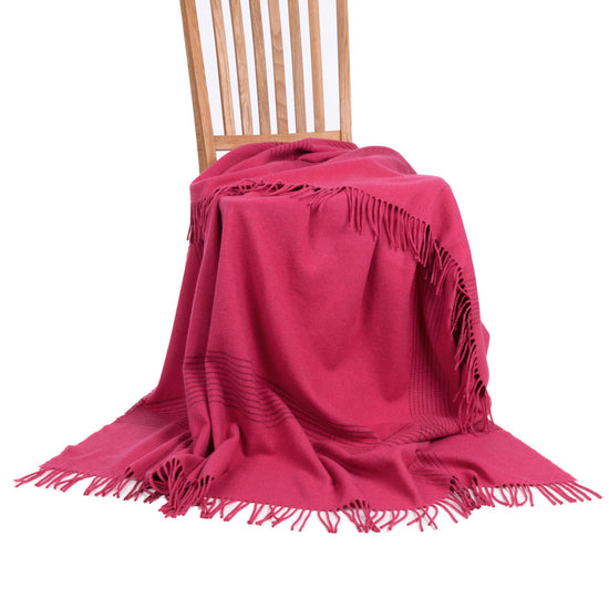 
                  
                    Wolldecke mit Kaschmir "Wilde Orchidee"
                  
                