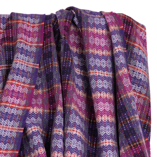 
                  
                    Feines Wollplaid "Bunte Diamanten"
                  
                