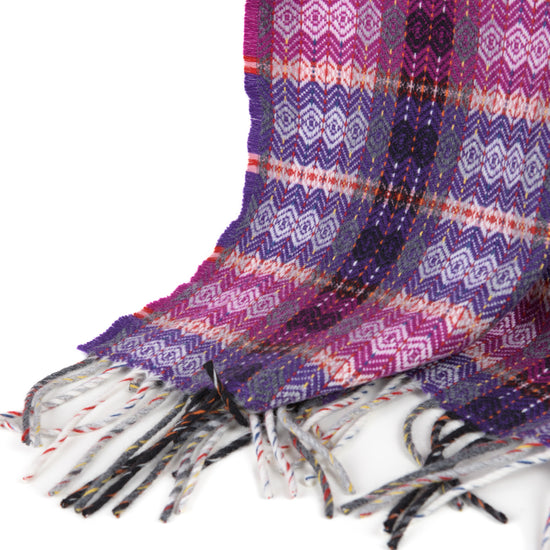 
                  
                    Feines Wollplaid "Bunte Diamanten"
                  
                