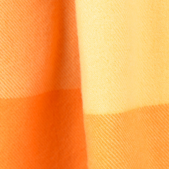 
                  
                    Lammwollplaid "Rubens" 140 x 190 cm, orange-gelb
                  
                