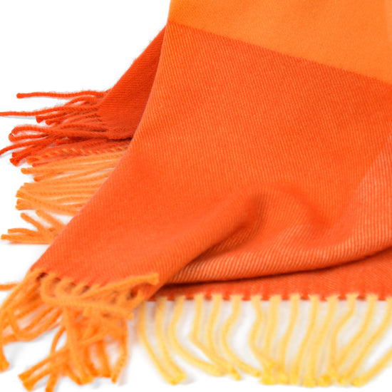 
                  
                    Lammwollplaid "Rubens" 140 x 190 cm, orange-gelb
                  
                