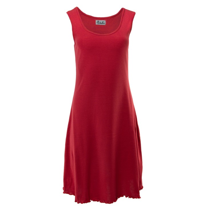 Basic Kleid "PINK ROT" - 100% Baumwolle aus kontrolliert biologischem Anbau