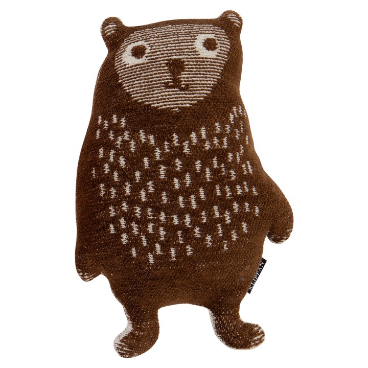 Teddy / Kinderspielzeug aus 100% Bio-Baumwolle von Klippan in Braun